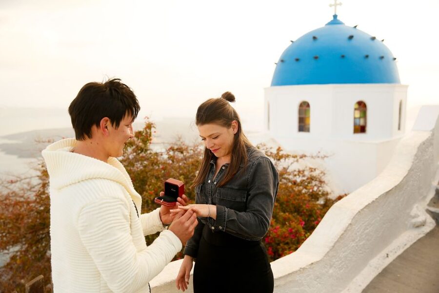 Proposal Photographer in Santorini - What your final photographs include