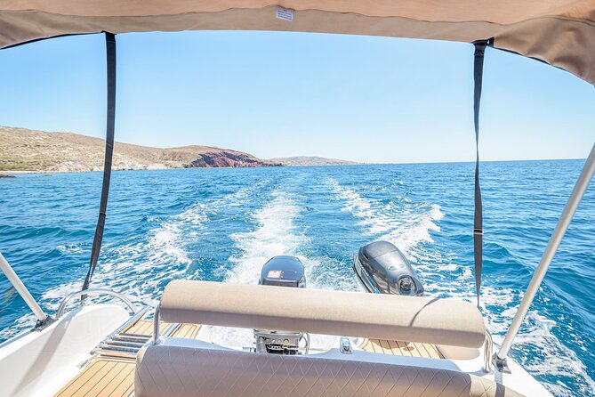Rent a Boat in Santorini with Free License - Choosing your own Santorini route