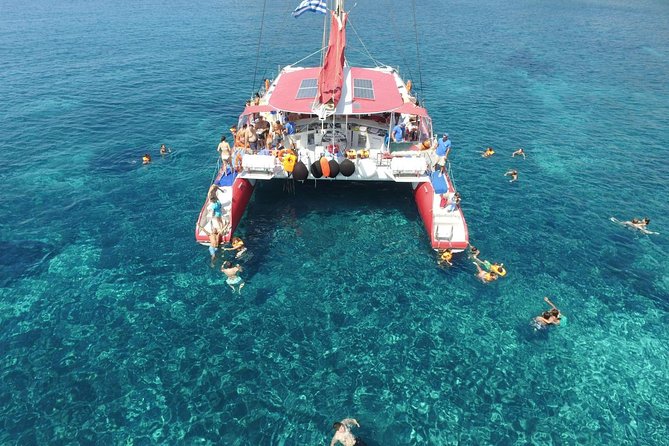 Sailing Catamaran Cruise in Santorini with BBQ, Drinks and Transfer - Crew Service and Onboard Comfort