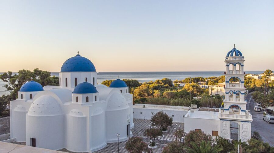 Santorini 2-Day Combo: Volcano Boat Cruise & Island Bus Tour - Profitis Ilias delivers the high view