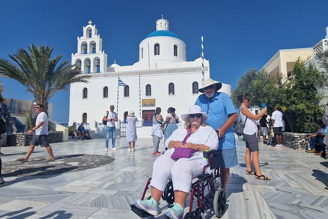 Santorini: 4hr Wheelchair Private Accessible Tour - Oia’s Castle of St Nicholas and the cave houses