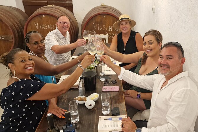 Santorini: 4hrs Small Group Wine Tasting Tour with Local Bites - Domaine Sigalas and the final tasting