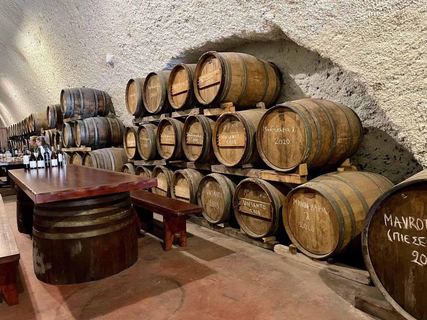 Santorini: 5-Hour Private Wine Tour - Anhydrous Cellar Door finishes the route