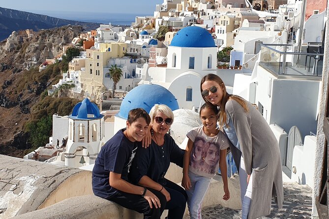 Santorini: 6hr Private Tour with Olive Oil, Beer or Wine Tasting - St Nicholas Castle adds history and open time