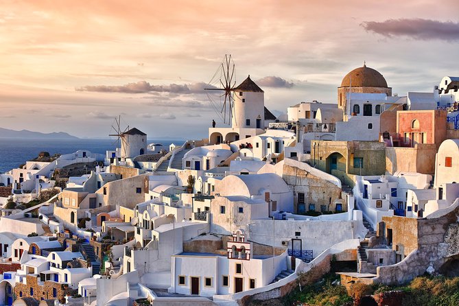 Santorini: 6hr Private Tour with Olive Oil, Beer or Wine Tasting - Pyrgos brings a slower village walk