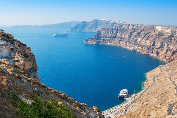 Santorini 8-Hour Private Tour with Hotel & Cruise Port Pickup - Estate Argyros adds four local wines
