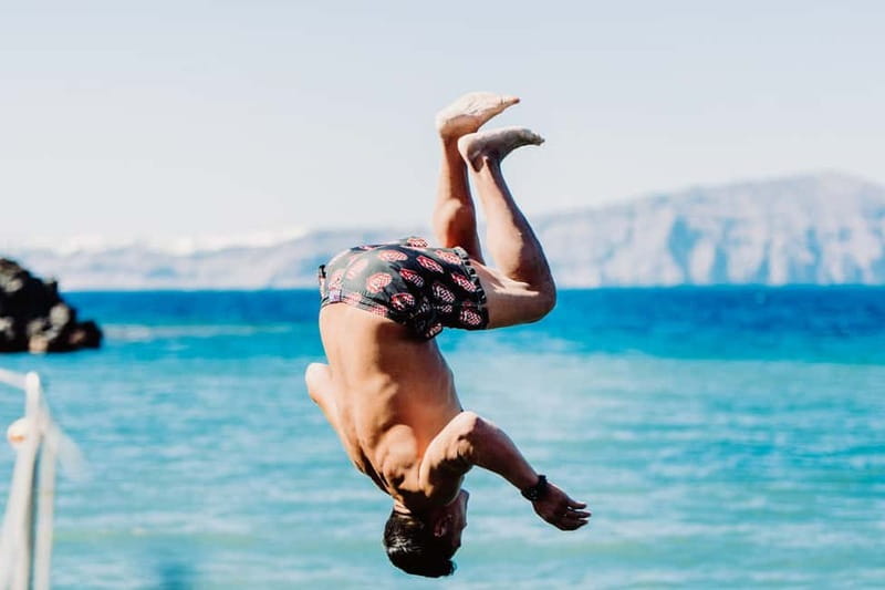 Santorini: Adventurous Catamaran Experience with Snorkeling - What $136 gets you