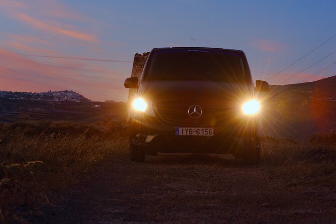 Santorini Airport Private Direct Transfer to All Destinations - A direct ride in a Mercedes-Benz Vito