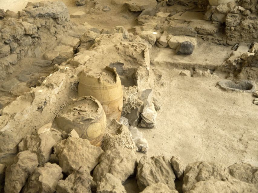 Santorini: Akrotiri Entry Ticket and Audio Guide - Walking Through the Prehistoric Town