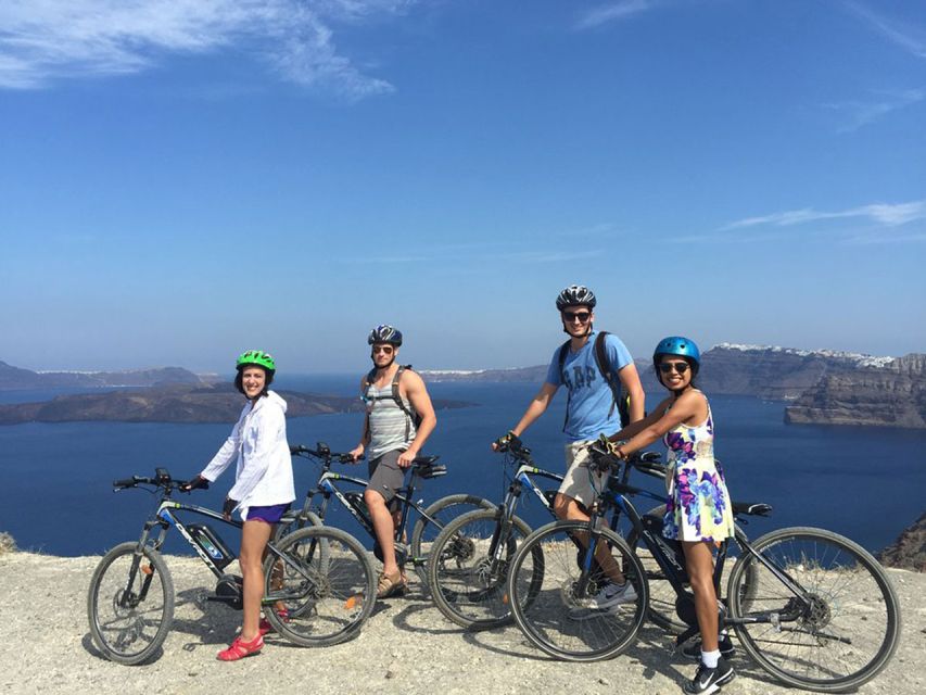 Santorini: Around the Island by Electric Bike - The caldera view from the southern side