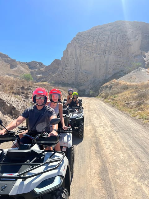 Santorini: ATV guided tour around the South of the island - Theros Beach adds an optional swim