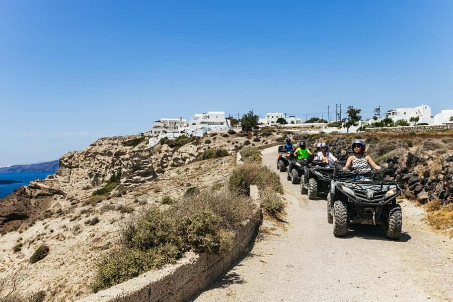 Santorini: ATV Quad Bike Tour with Lunch - What the three hours feel like