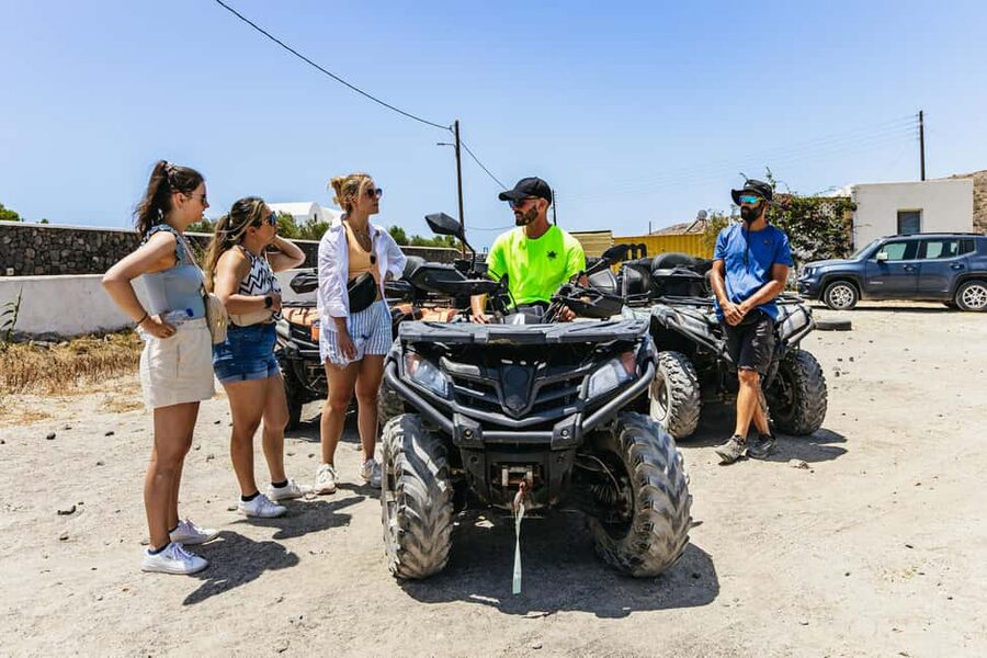 Santorini: ATV Quad Bike Tour with Lunch - The included Greek lunch