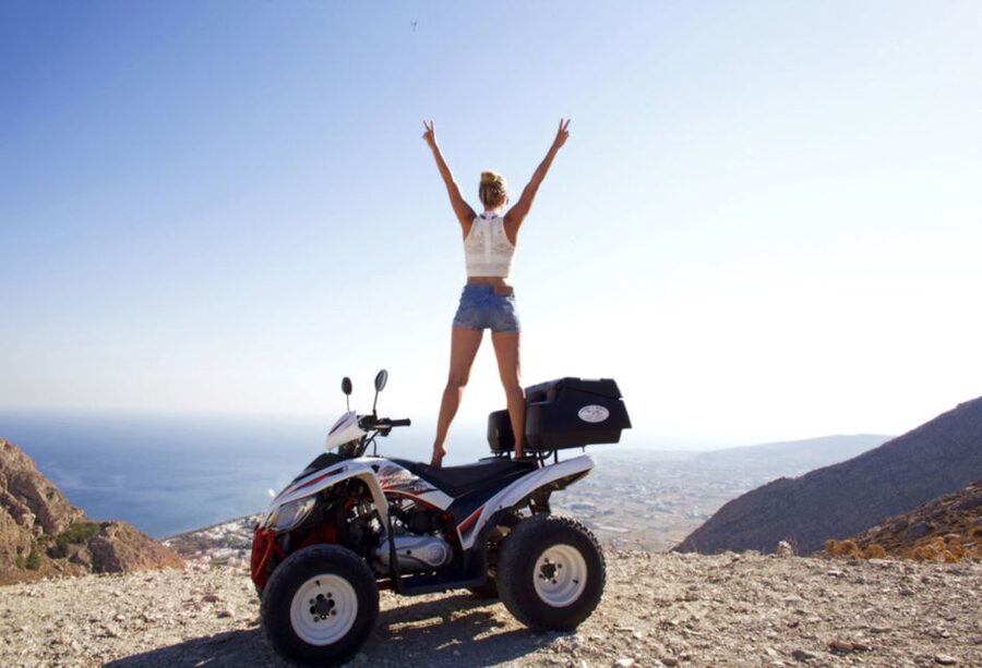 Santorini: ATV-Quad Experience - Emporio and the Venetian castle