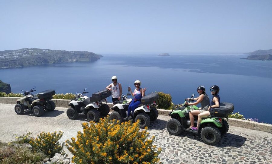 Santorini: ATV-Quad Experience - Windmills, vineyards, and Megalochori
