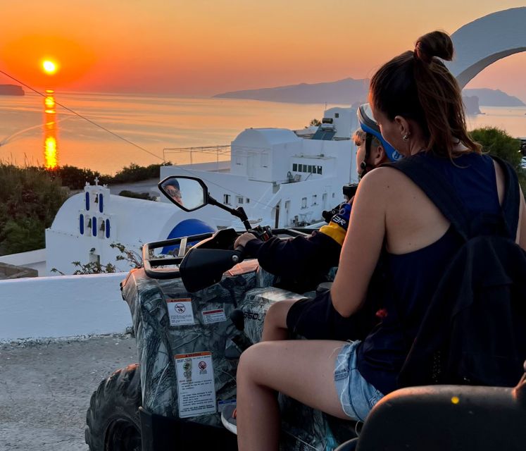Santorini: ATV-Quad Experience - The cave chapel and the road to Vlichada