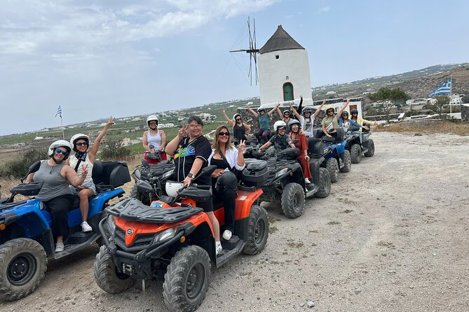 Santorini ATV-Quad Experience: Off-Road Adventure & Hotel Pickup - The Heart of Santorini viewpoint