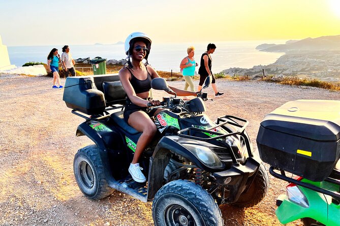 Santorini ATV-Quad Experience: Off-Road Adventure & Hotel Pickup - Pickup, timing, and what to bring