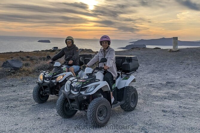 Santorini ATV Quad off-road Tour: Perfect for Cruise Passengers - Emporio’s windmills and castle view