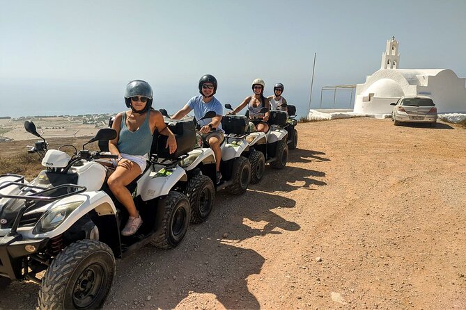 Santorini ATV Quad off-road Tour: Perfect for Cruise Passengers - Megalochori: Santorini away from the cliff edge