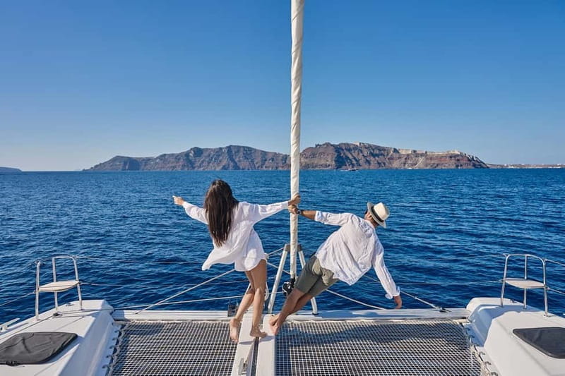 Santorini: Caldera Classic Catamaran Cruise w/ Meal & Drinks - Key points to know before you sail