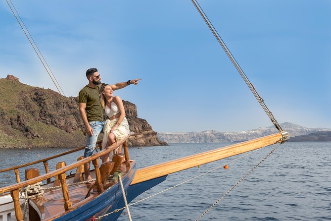 Santorini Caldera Cruise Tour (Volcano, Hot Springs, Thirassia) - Nea Kameni: hiking on Santorini’s active volcano