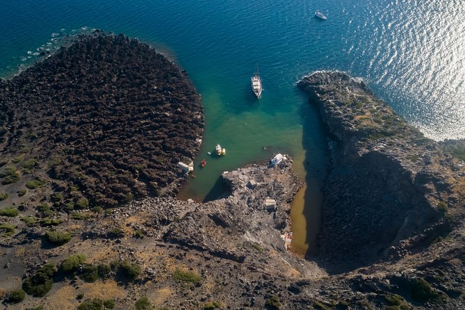 Santorini Caldera Morning Cruise With King Thiras Boat - Warm water at Palea Kameni