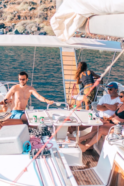 Santorini Caldera: Morning Sailing Cruise with Meal - A morning on Santorini’s southern coast