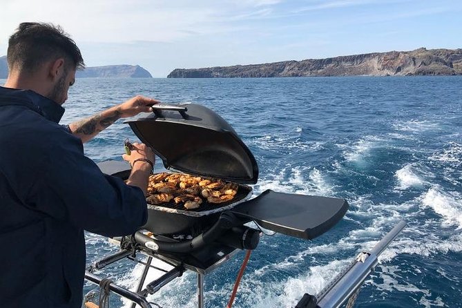 Santorini Caldera Panorama Winter Cruise All Inclusive - Lunch near Therasia