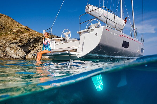 Santorini: Caldera Private Sailing Boat Cruise with Beneteau Oceanis 46.1 - Crew, service, and what the private format feels like