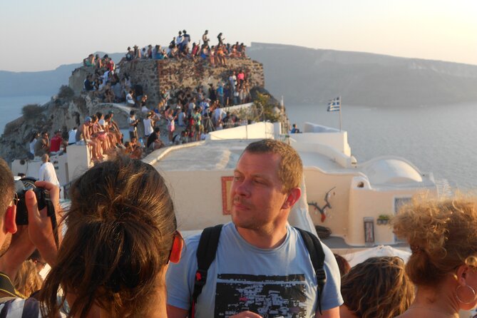 Santorini car tour with a local - Art Space winery: wine, caves, and island art