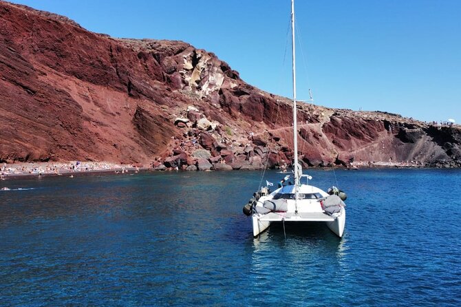 Santorini Catamaran Cruise – 5-Hour Private Sailing Experience - Morning sailing or sunset cruise?