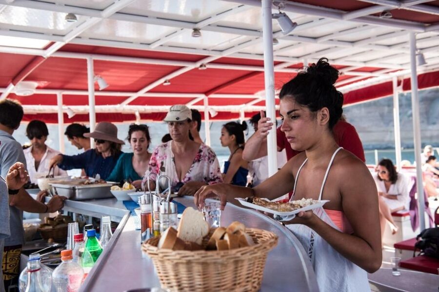 Santorini: Catamaran Cruise, Winery, & Oia Sunset Combo Tour - The $212 price and what it covers