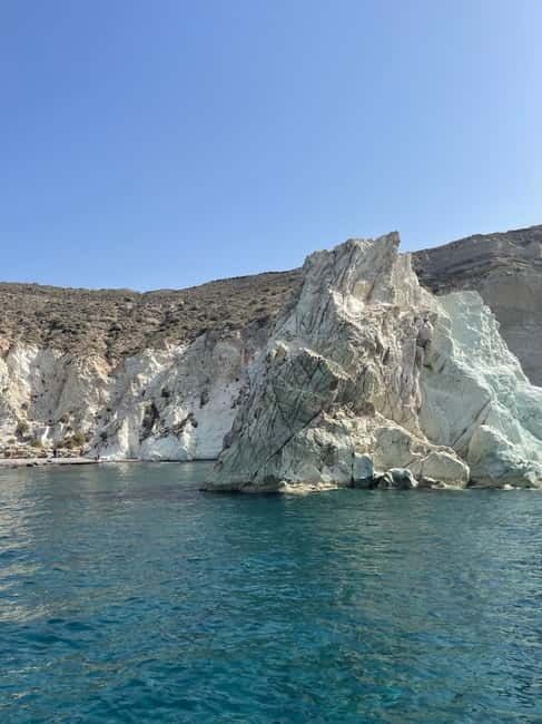 Santorini: Catamaran Cruise with Food and Drinks - Mesa Pigadia, Snorkeling, and Lunch