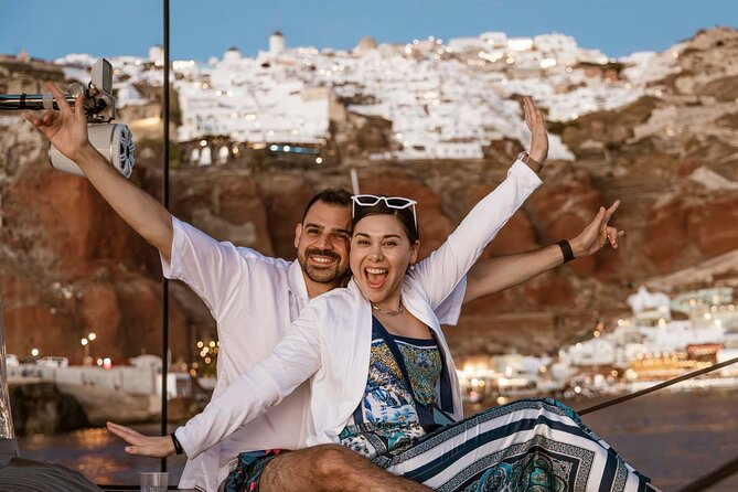 Santorini Catamaran Cruise with Greek Meal, Open-Bar and Sunset - Getting to the marina without losing half your morning