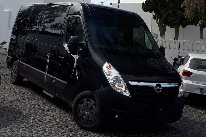Santorini Chauffeur Services per Hour - The Vehicle, Wi-Fi, and Group Comfort