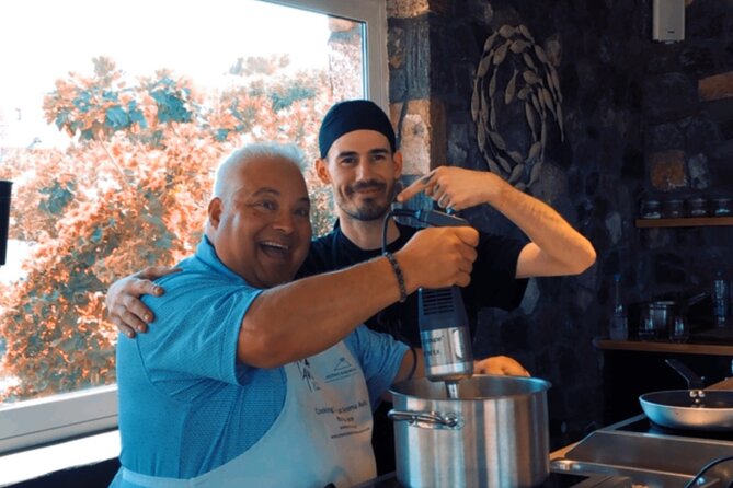 Santorini Cooking Class Gastronomy Experience & Wine Tasting - Art Space Winery after the class