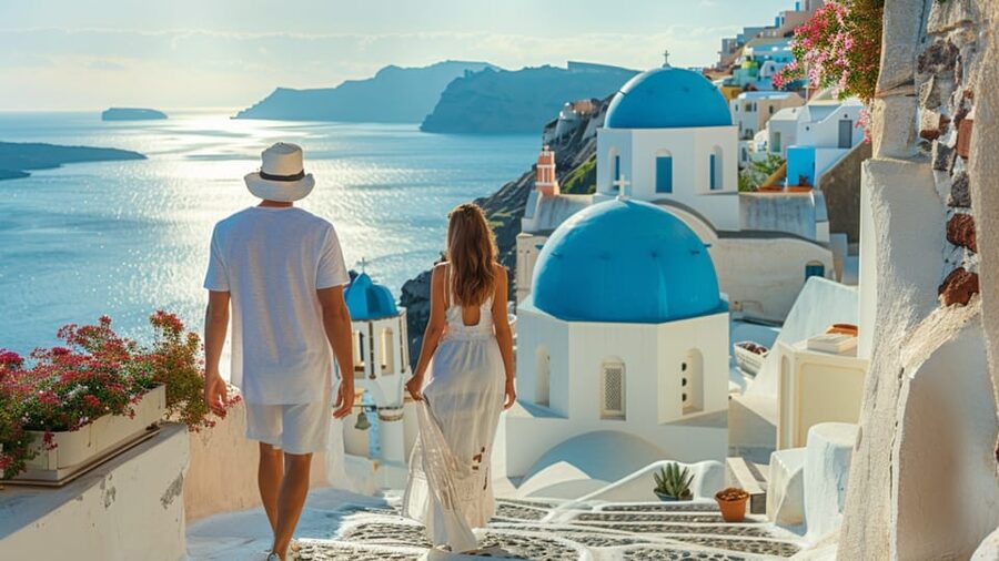 Santorini: Culture & Highlight Tour with Wine Tasting - The Three Bells stop is short but highly photogenic