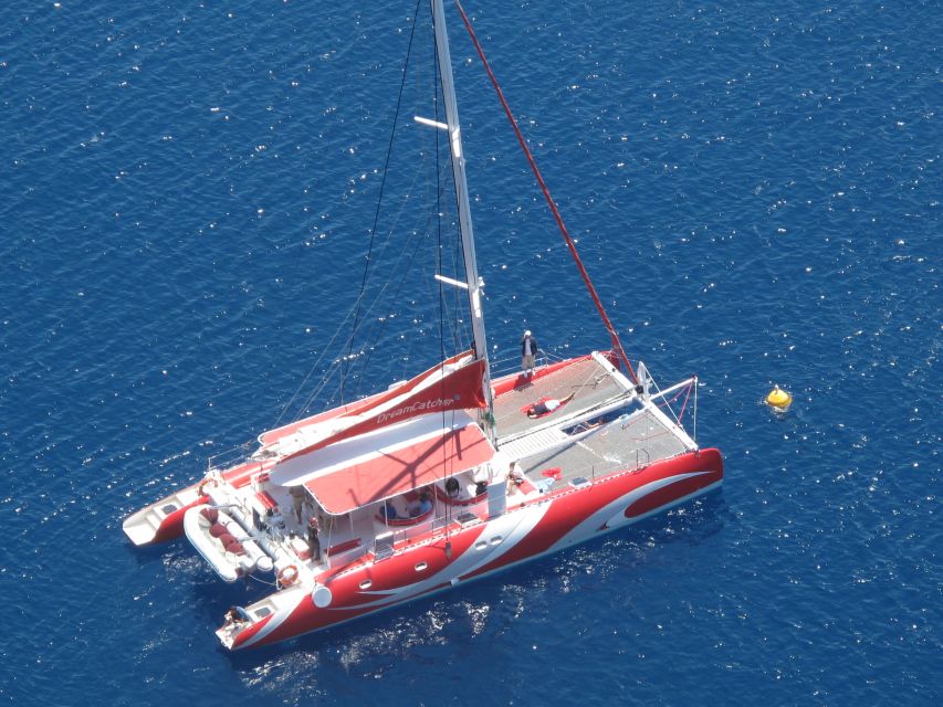 Santorini: Dream Catcher 5-hour Sailing Trip in the Caldera - At a glance