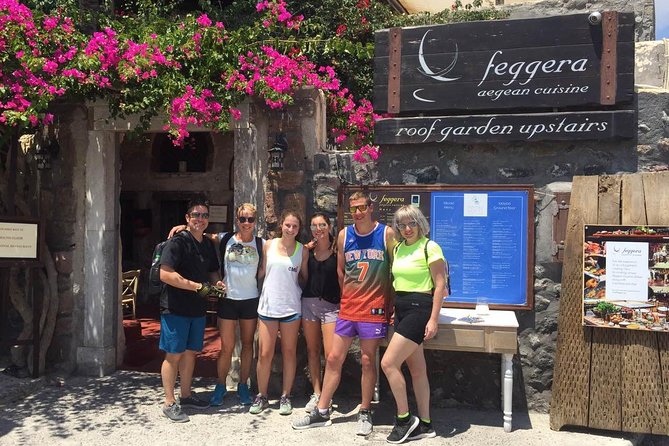 Santorini E-bike Adventures - The Original Bike Tours - Pickup, group size, and the three-hour schedule