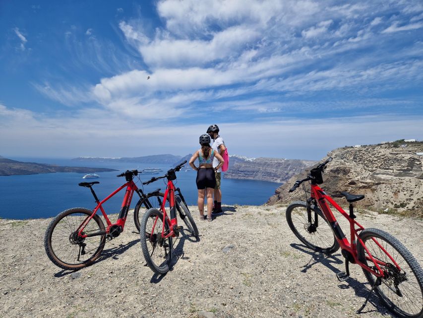 Santorini: E-bike tour experience - Starting with Santorini’s old tomato factory