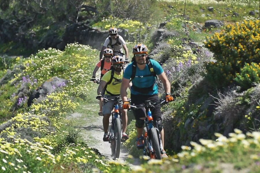 Santorini: Electric Mountain Bike Adventure - Price, pickup, and the real time commitment