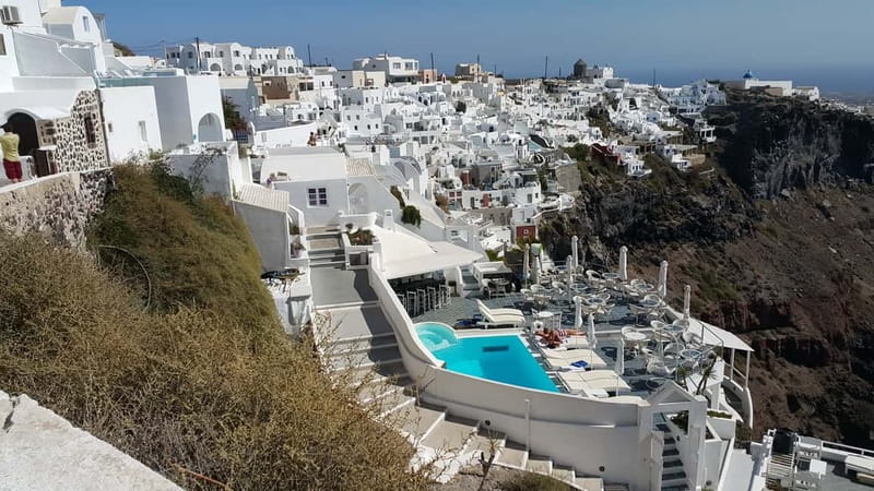 Santorini: Fira to Oia Caldera Hike with Guide - Starting in Fira at the upper cable car station