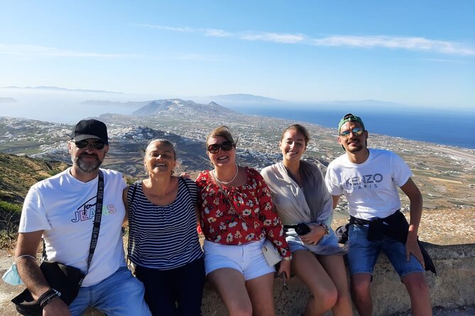 Santorini First-time Visitors Private Tour with Wine Tasting - The vehicle, guide, and private format