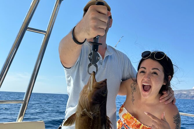 Santorini Fishing Private Cruise boat tour - BBQ, Snorkeling - Why the private format matters