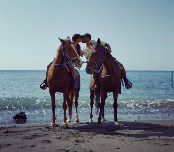 Santorini Fun day: Horseriding- Wine Tasting - Tapas - A horseback route along Santorini’s volcanic coast