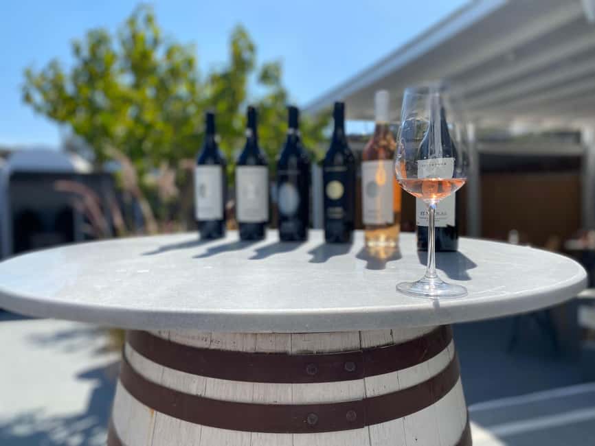 Santorini Fun Wine tour-Visit 2 Wineries-transfers included - Pickup from Thera, Imerovigli, and 11 other areas