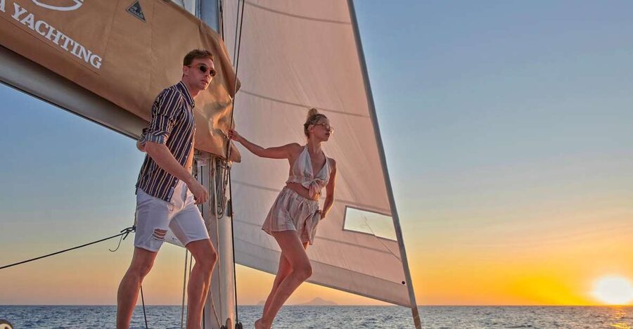 Santorini Gold Catamaran Cruise with Snorkel, BBQ & Open Bar - Key points to know before you book
