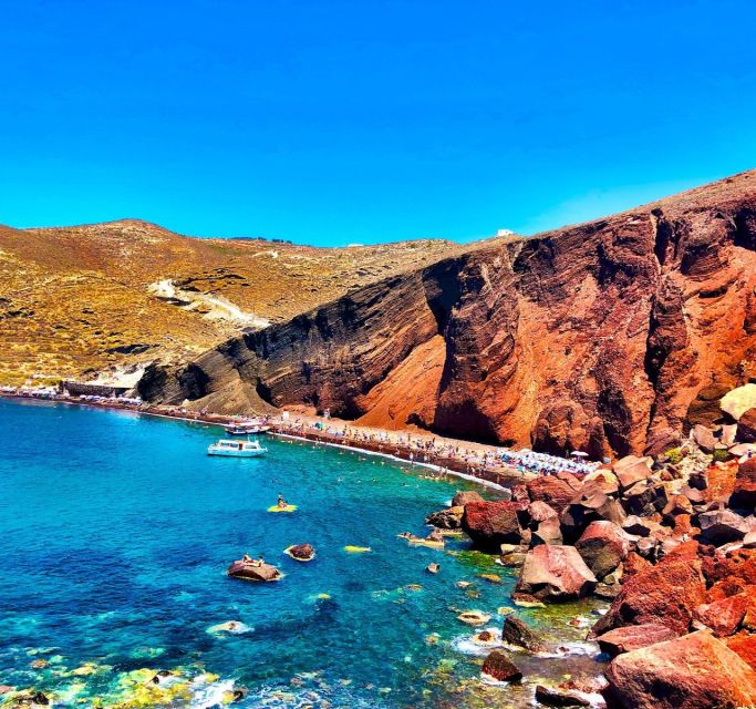 Santorini: Guided Island Day Trip with Beach Visit - Oia is the scenic finish