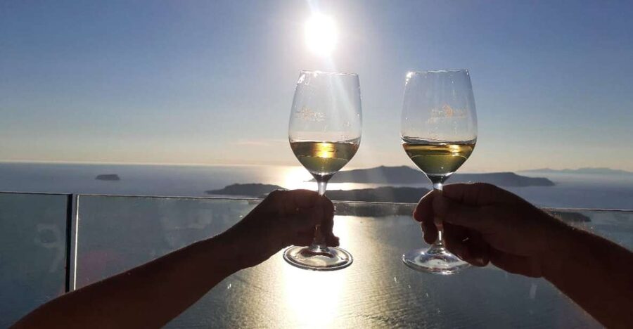 Santorini: Guided Wineries Private Tour with Wine Tastings - Key points at a glance
